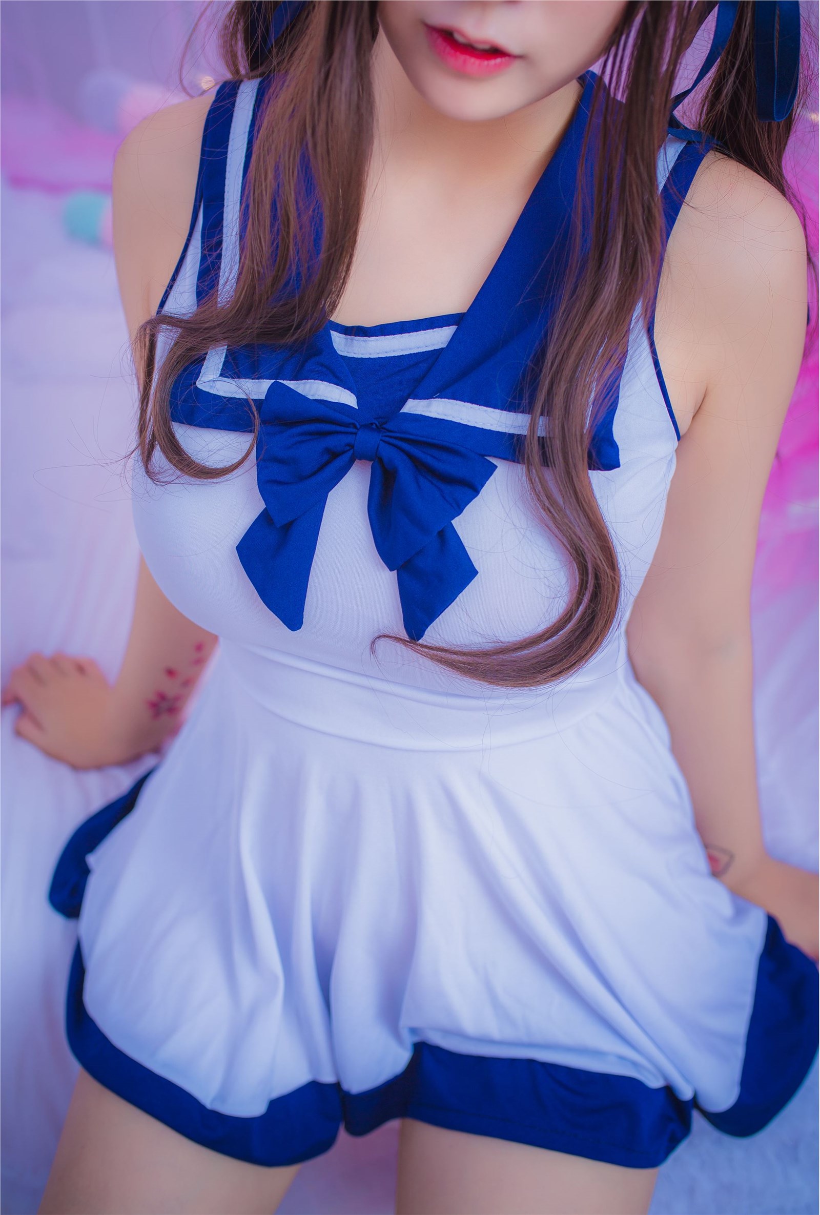 022 Cat Nine Sauce Sakura One Piece Sailor Suit(3)